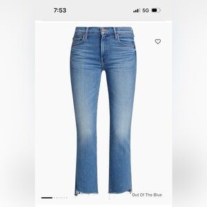 Mother Jeans The Insider Crop Step Fray Jeans